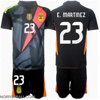 Billige Fotballdrakt Argentina Emiliano Martinez #23 Keeper Replika Hjemmedraktsett Barn Copa America 2024 Kortermet (med bukser)